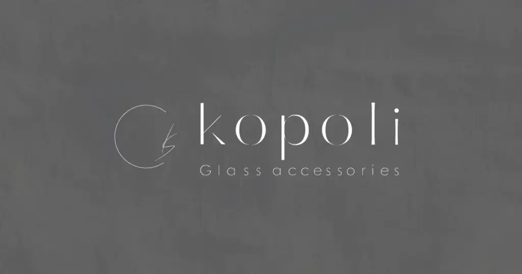 ガラスアクセサリー作家kopoli様のロゴデザイン