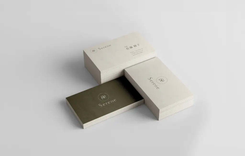 サロン様の名刺デザイン