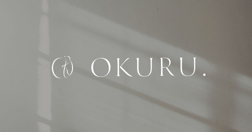 OKURU. ロゴ 横並びバージョンデザイン